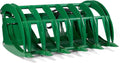 Extreme Root Grapple Rake Attachment, Global Euro Connection, Heavy-Duty Rake Attachment, Twin 3,000 PSI Cylinders