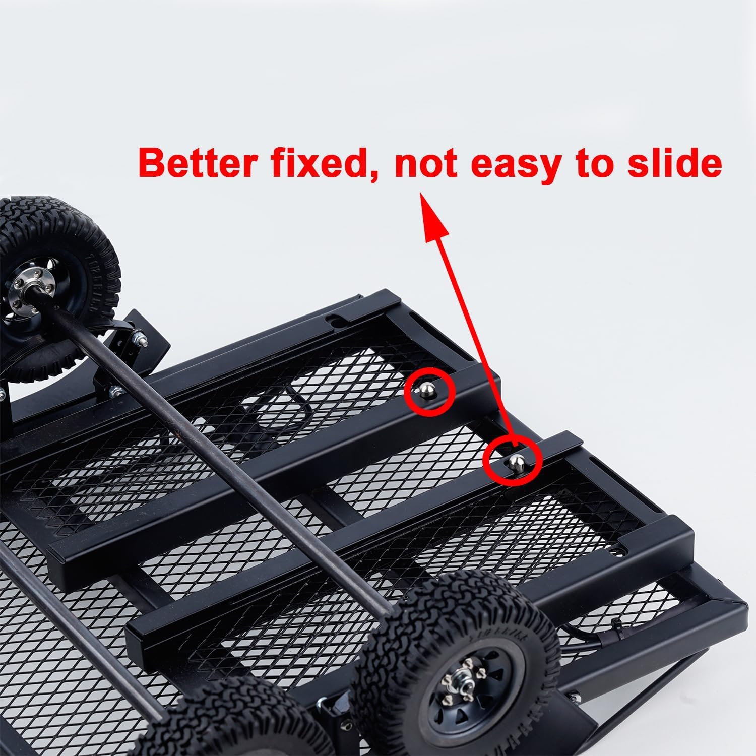 Heavy Duty Truck Trailer for 1/10 RC Crawler Car Axial SCX10 SCX10 II SCX10 III Traxxas TRX4 TRX6 D90 CC01