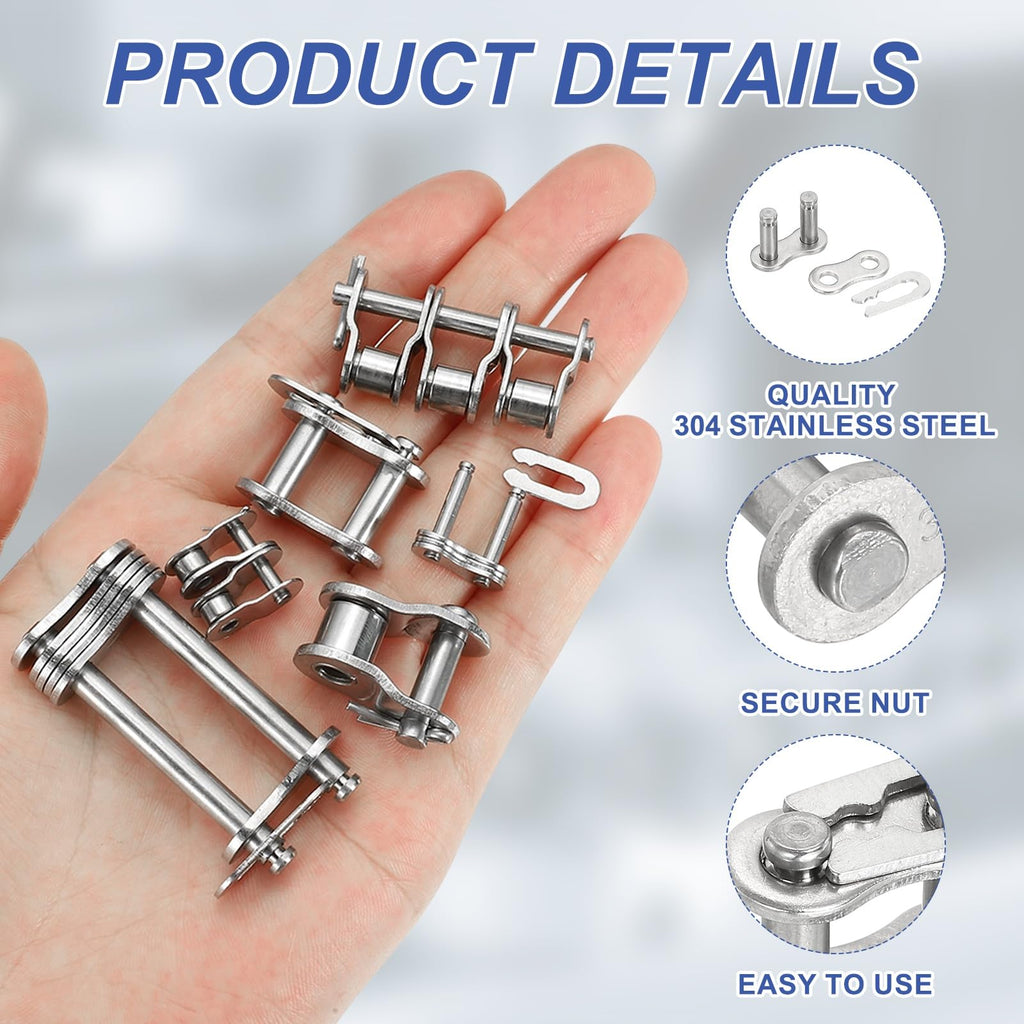 DTGN 5Pcs ANSI #35 Roller Chain Connect Link, 8mm Pitch