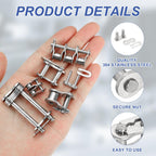 DTGN 5Pcs ANSI #35 Roller Chain Connect Link, 8mm Pitch