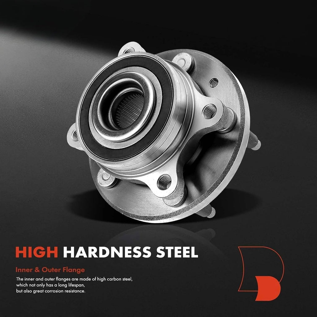 A-Premium Wheel Bearing and Hub Assembly Compatible with Ford, Lincoln