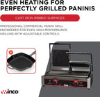 9" Double Commercial-Grade Panini Grill Press
