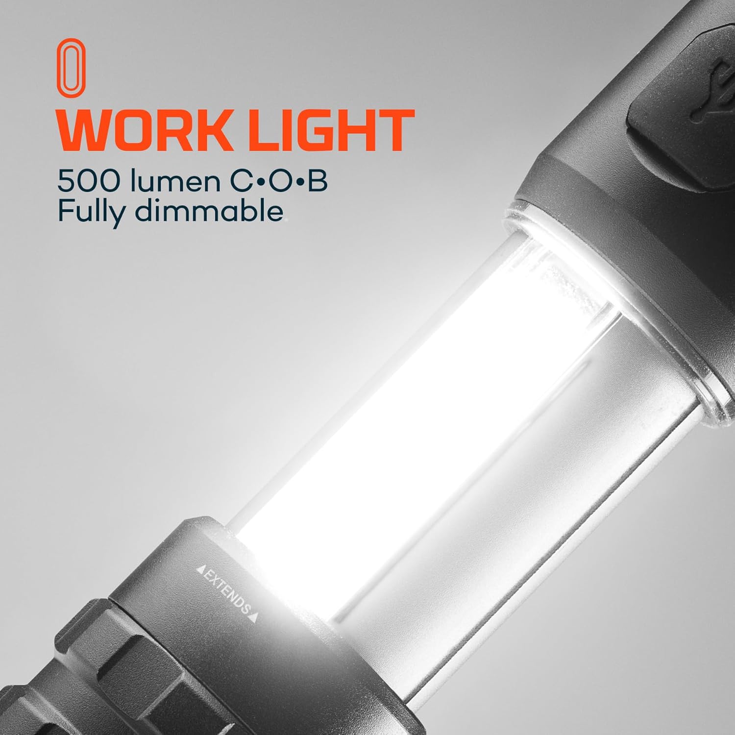 SLYDE KING Flashlight | High Lumens, Rechargeable COB Work Light & LED Flashlight, Waterproof, Magnetic Base, Great