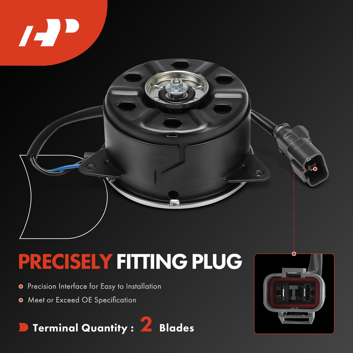 A-Premium Radiator Fan Motor Compatible with Acura