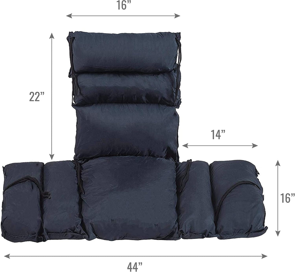 Comfort Wheelchair Cushion & Pad with Side Supports, Recliner & Wheelchair Seat Cushion, Padded Back & Arm Supports