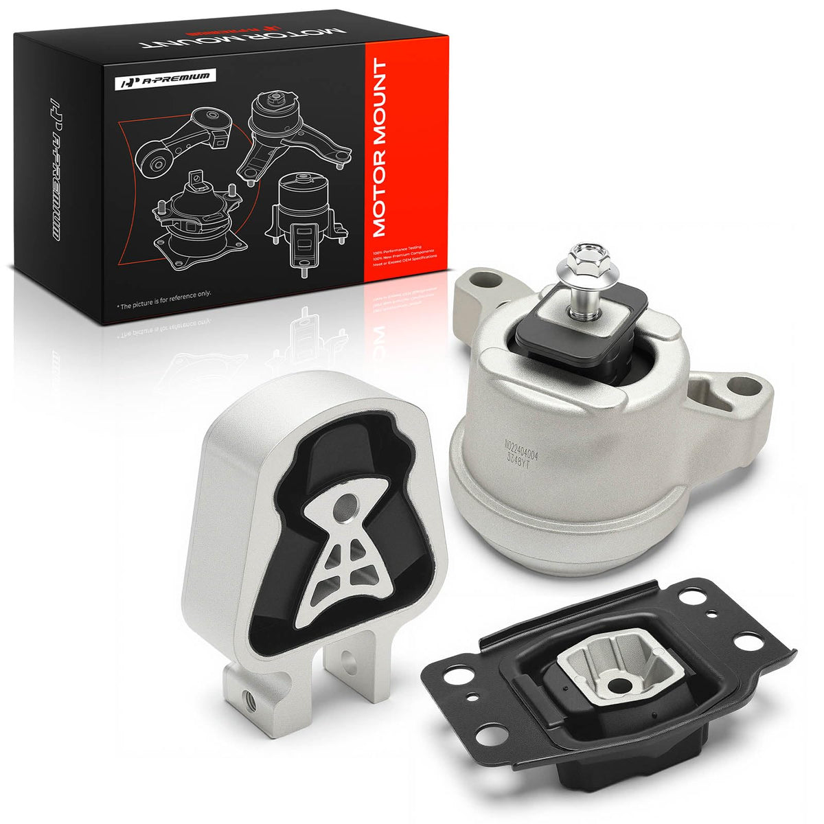 A-Premium Engine Motor and Transmission Mount Kit, with Torque Strut Mount