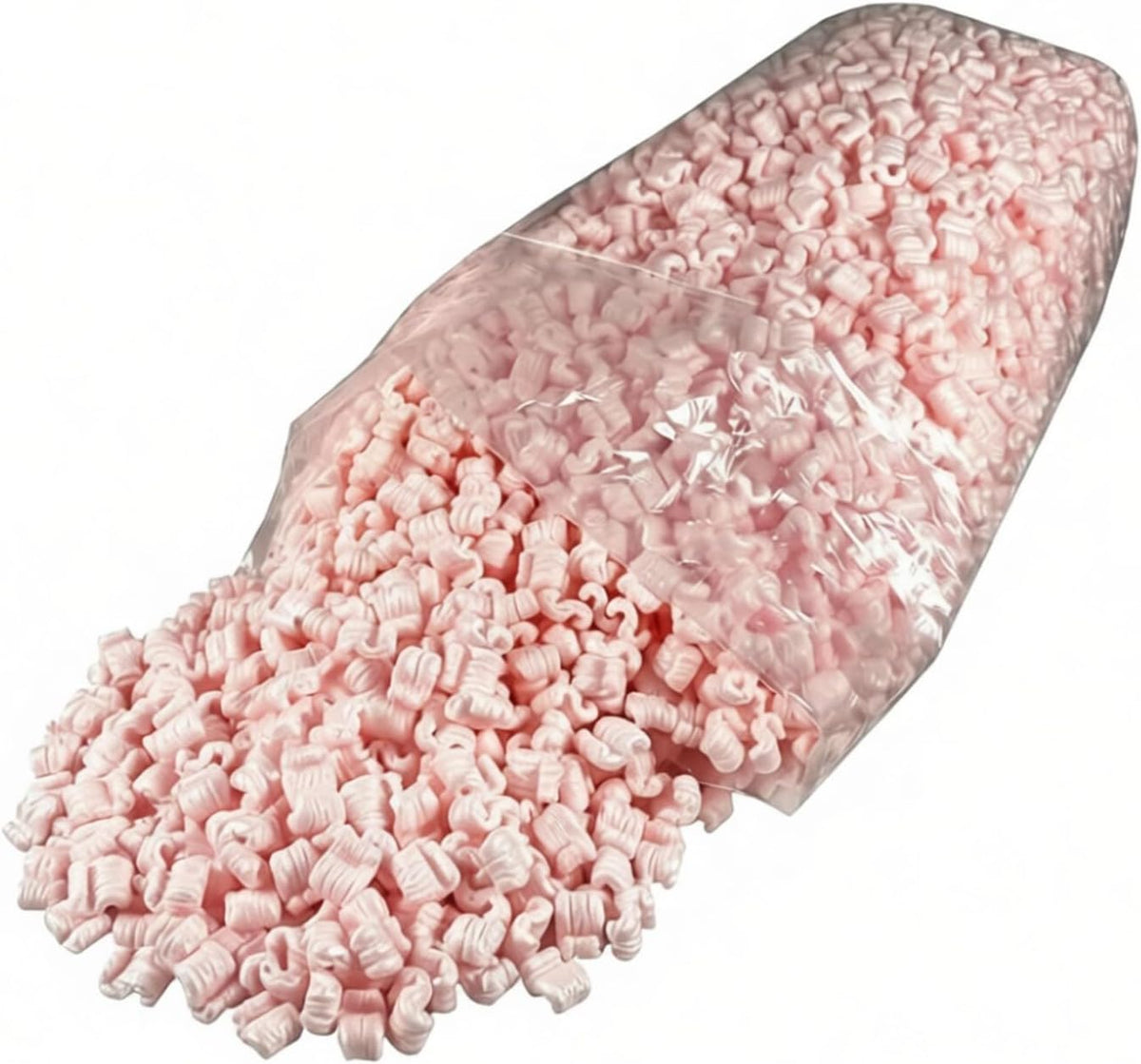 Biodegradable Anti-Static Packing Peanuts, 30 Gallons / 4 Cu Ft S-Shaped Loose Fill, Void Fill Cushioning, Protective