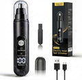Ear & Nose Hair Trimmer, Professional Painless Eyebrow and Facial Hair Trimmer for Men and Women, C-Type