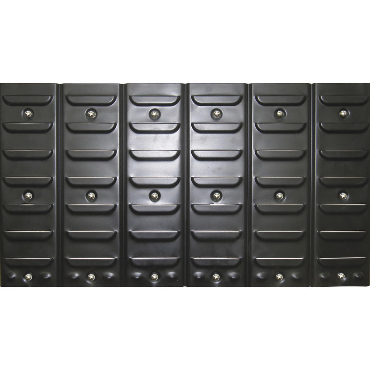 Metal Louvered Panel System with 24 Bins, 80-Lb. Capacity