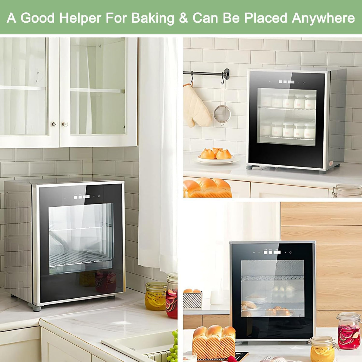 40L Electric Bread Proofer Box – Commercial-Grade Fermentation Cabinet with Precise 20–50°C Temp Control for