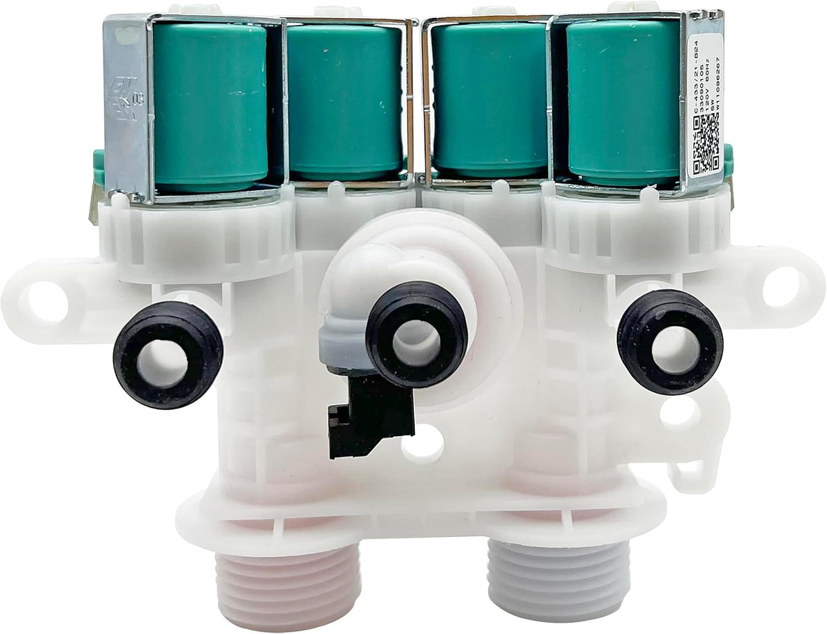Washer Water Inlet Valve fit for Maytag Bravos XL MVWB766FW0 MVWB765FW1 MVWB765FW2 MVWB765FW3 MVWB855DC3 MVWB766FW1 MVWB865GC0 MVWB765FW0 MVWB835DW2 MVWB855DC2 MVWB835DW3 MVWB835DW1 MVWB835DW4