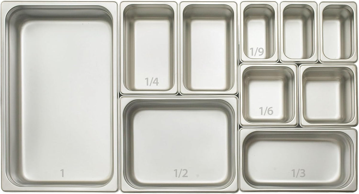 Anti-Jamming Steam Pan, 1/6 by 4-Inch, Standard Weight