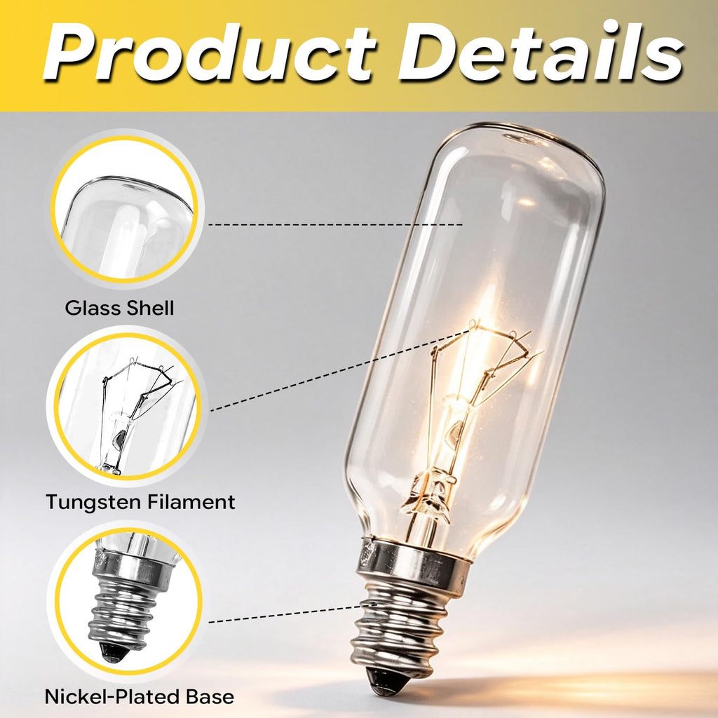 SDRZJX 4PCS Range Vent Hood Light Bulbs Compatible with Bosch