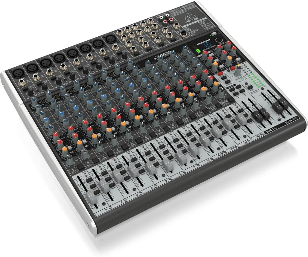 Xenyx X2222USB Premium 22-Input 2/2-Bus Mixer with XENYX Mic Preamps & Compressors