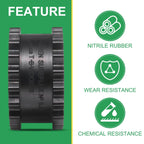 uxcell Coupling Sleeve Elastomer 6JE Gear Sleeve Coupling Insert Solid Design Nitrile Rubber 2.15" ID x 3.74" OD x 1.87" Elastomer Length