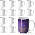 Sublimation Mugs 15 oz Coffee Mugs Bulk 12 Pack Tazas Para Sublimar