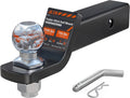 Trailer Hitch Ball Mount with 2" Ball for 2-Inch Receiver