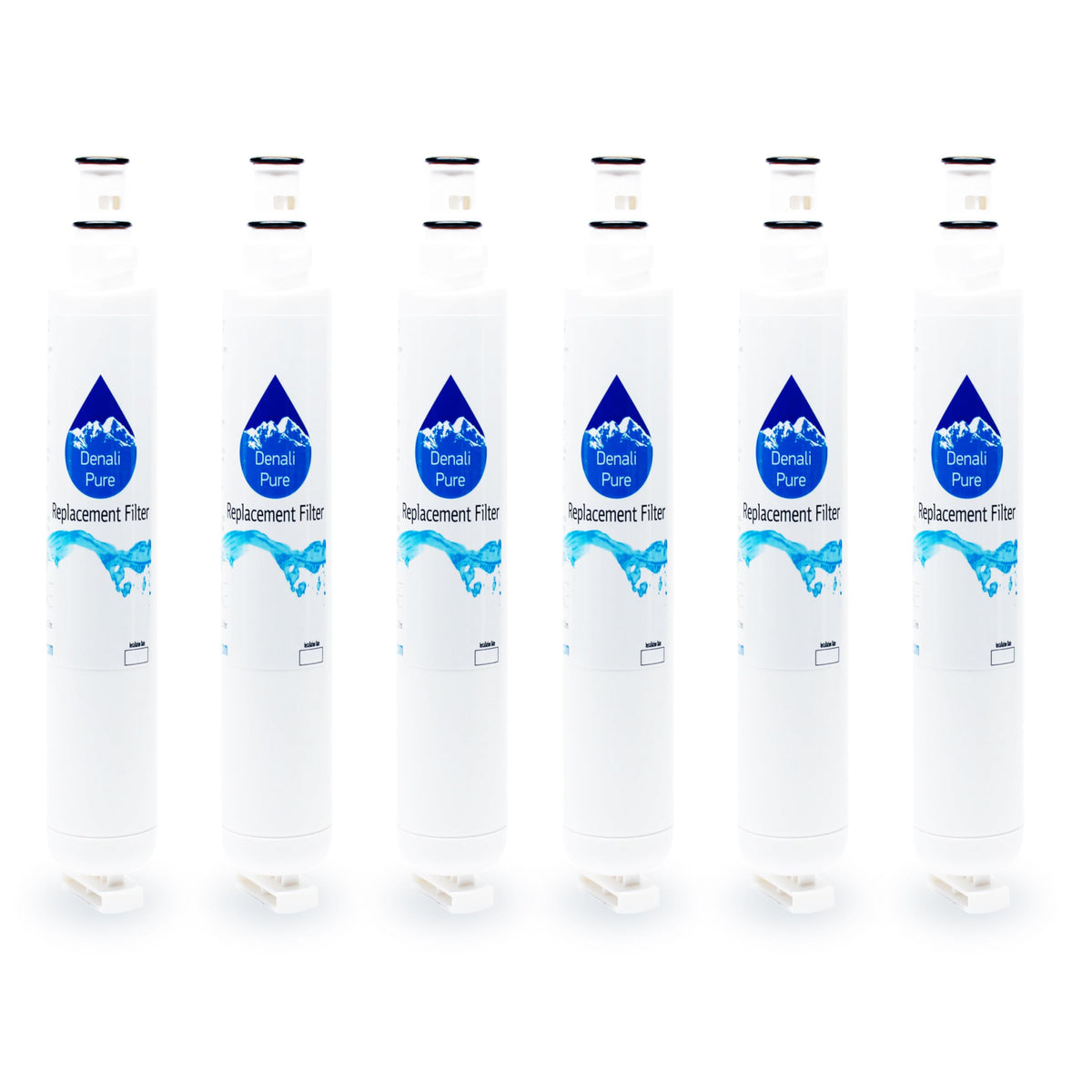 6-Pack Replacement for KitchenAid KTRA22EMSS01 Refrigerator Water Filter