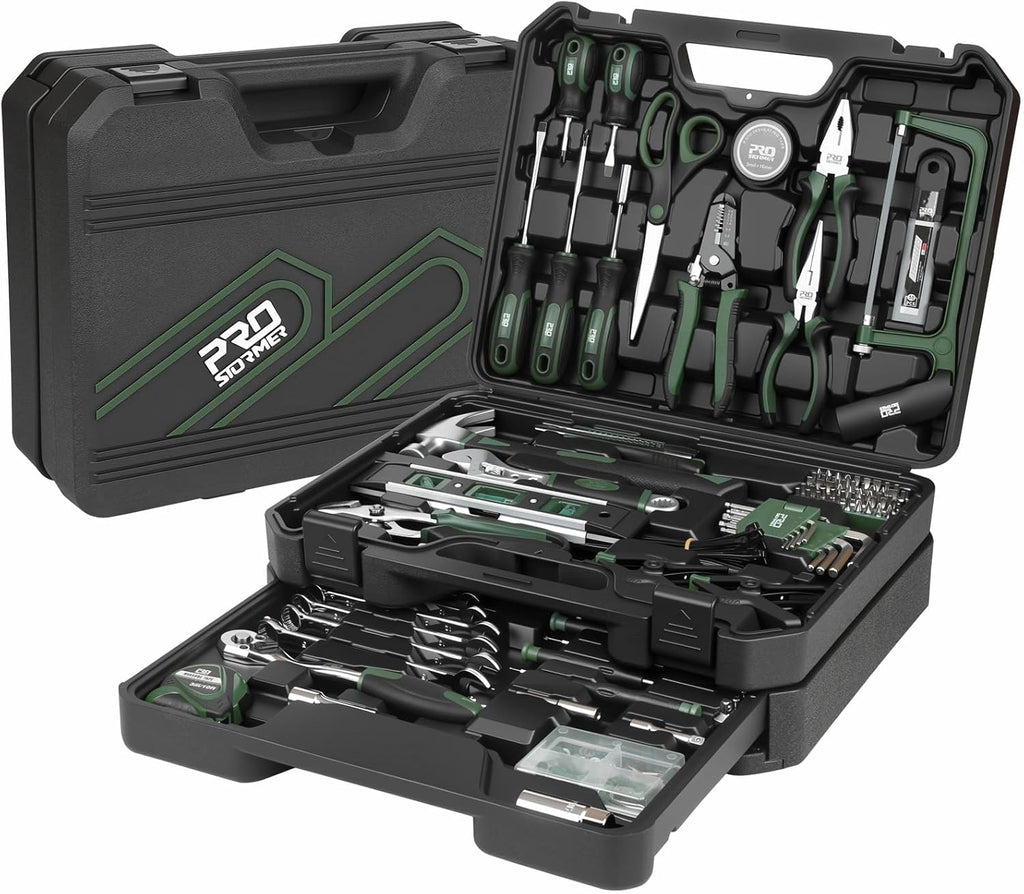 269-Piece Tool Set, Complete Tool Kit for Home, Auto and Mechanics Repair, General Household Hand Tool Box with