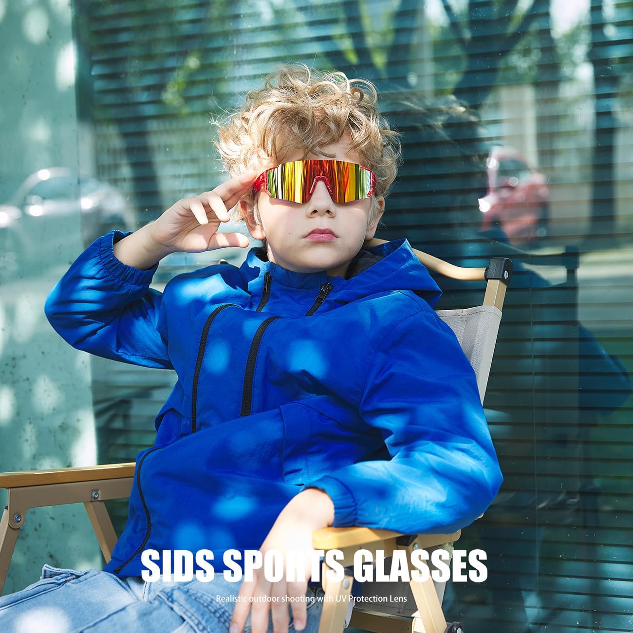 Kids Sunglasses Youth Baseball Sunglasses for Boys Girls Softball Sports Sun Glasses UV Protection