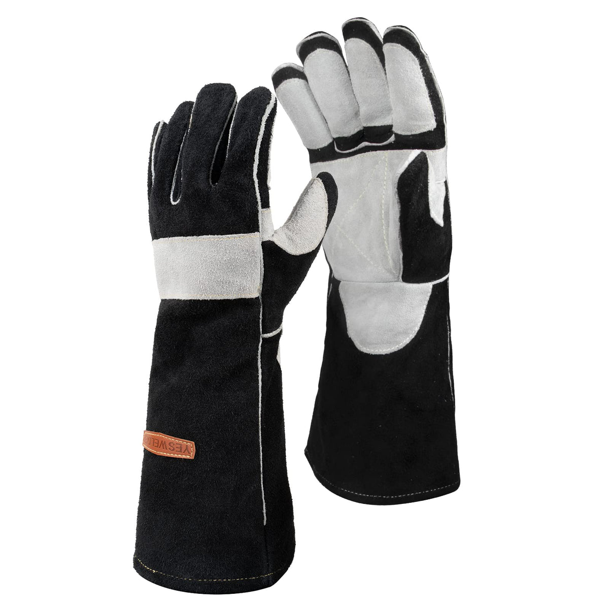 16 Inches 932℉ Leather Forge MIG Welding Gloves