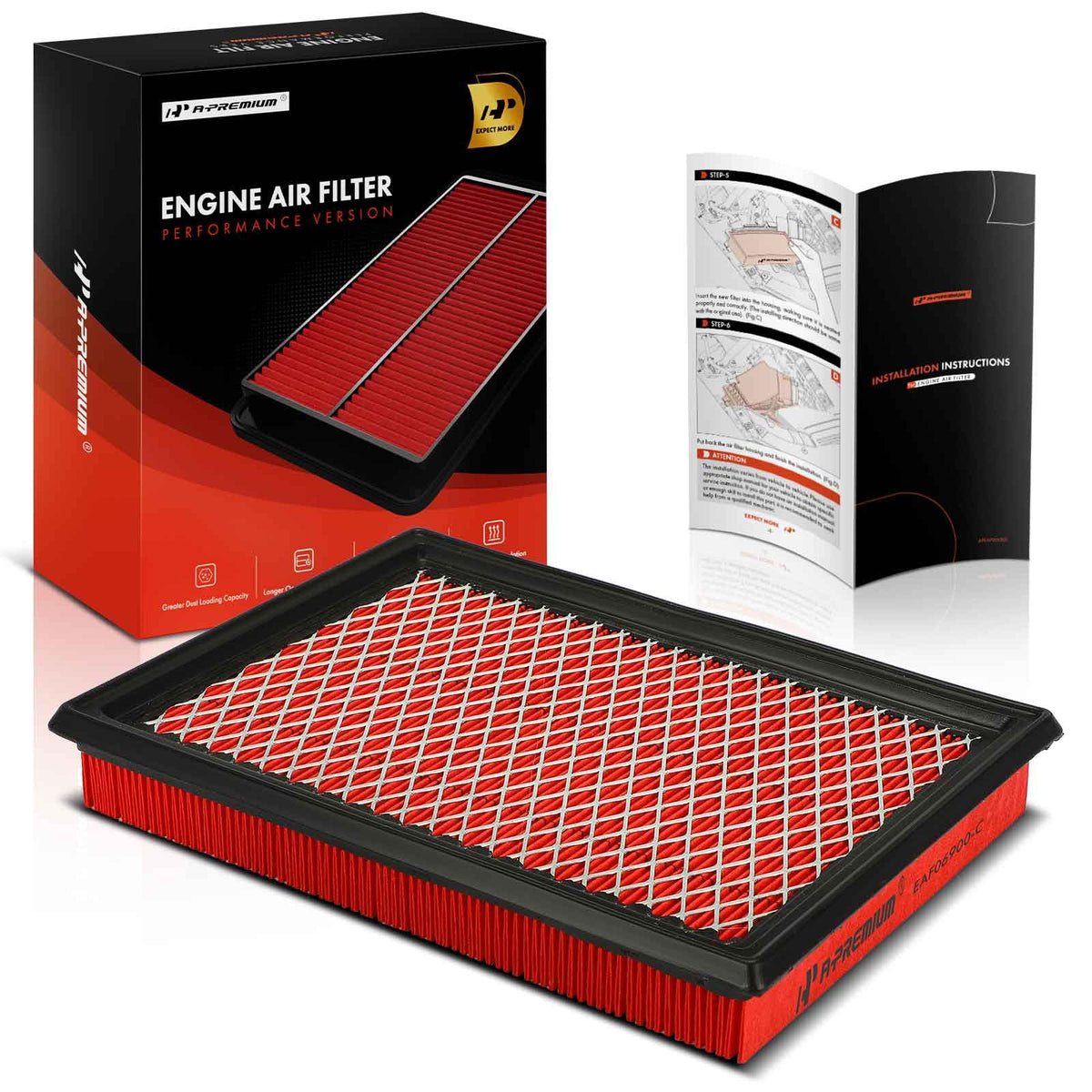 A-Premium High-performance Pre-oiled Engine Air Filter