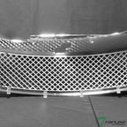 TLAPS 7422442545544 Compatible With 2008-2010 Dodge Avenger Chrome Mesh Front Bumper Grill Grille