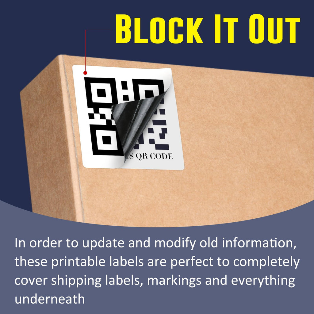 7500 Direct Square Thermal Labels 2" x 2", QR Code&Barcode Stickers