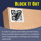7500 Direct Square Thermal Labels 2" x 2", QR Code&Barcode Stickers