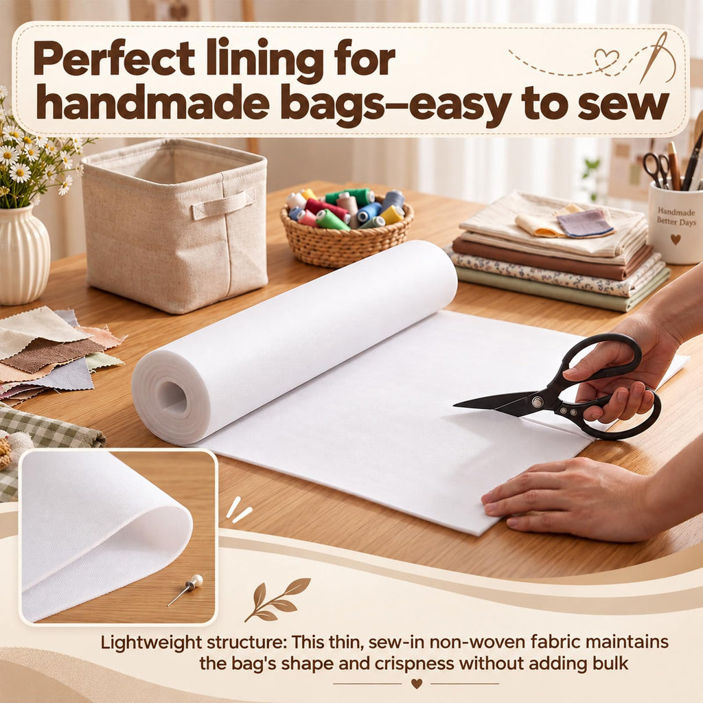 Soft Stable Foam Stabilizer 14X 157'' Sew in Stabilizer Interfacing for