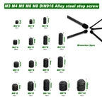 AJUER 500Pcs Hex Drive Cup-Point Screws