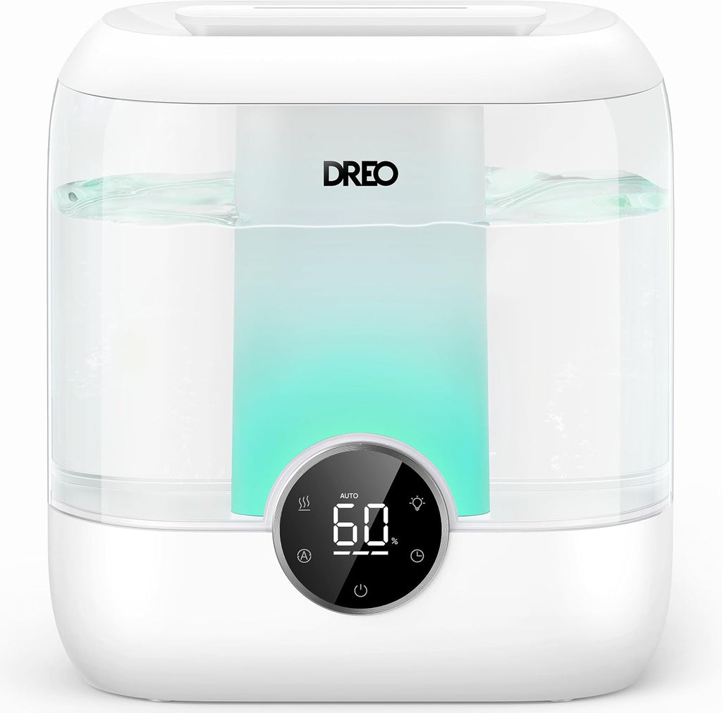 6L Humidifiers for Bedroom, 60H Runtime, 28 dB Quiet, HM524 | Precise Humidity Control, Easy to Refill & Clean
