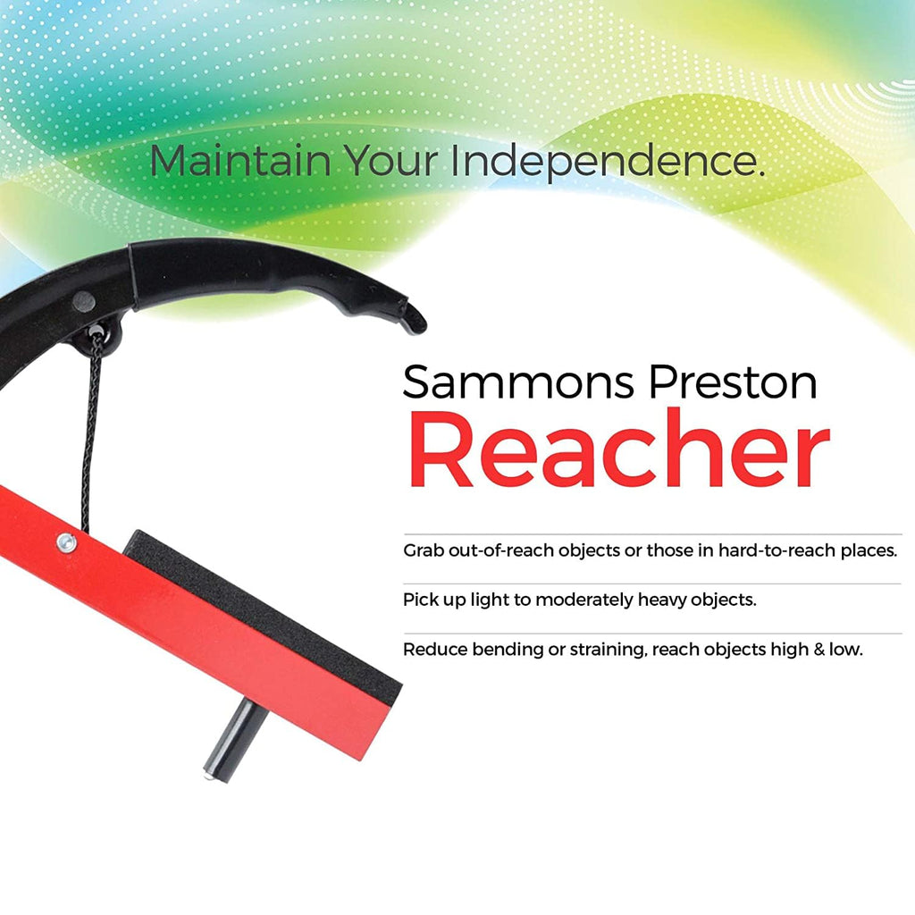 Reacher, Blue, 26 Inch, Grabber Reacher Tool, Lightweight Trash Picker Grabber & Garden Nabber, Aluminum Pick Up Tool
