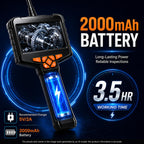 50FT Borescope Camera with Light, 4.3" Screen Inspection Camera, No WiFi