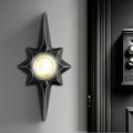Lighted Wired Doorbell Button, Metal Wall Mount Push Button, Black | Metal wired doorbell button with white LED
