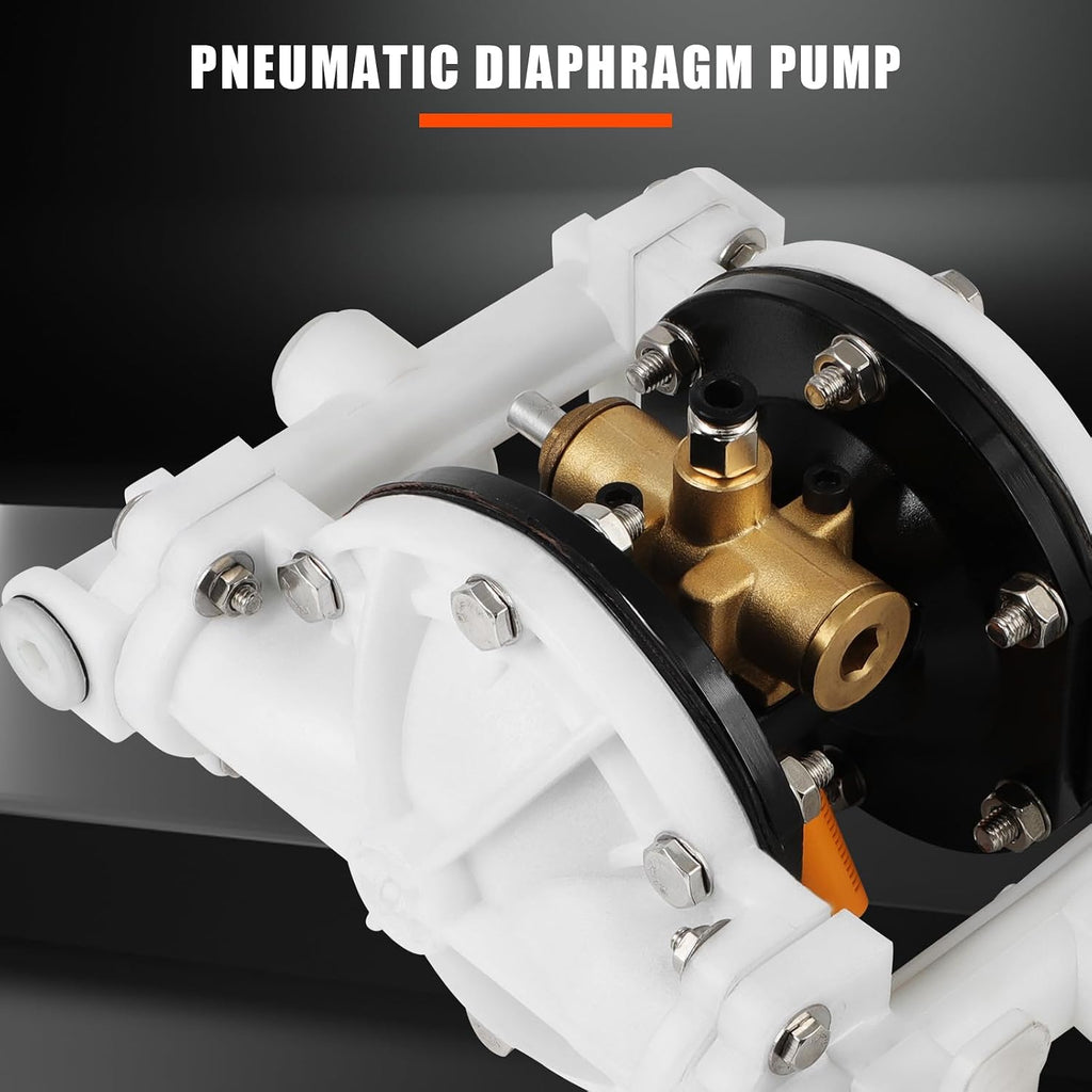 AODD Pump QBK-15 1/2 Inch, 12 GPM Air Operated Diaphragm Pump