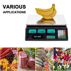 Price Computing Scale 40kg/5g Counting Scale Deli Scale Digital Pricing Weighing Scale Precise Market Scales kg/g/lb
