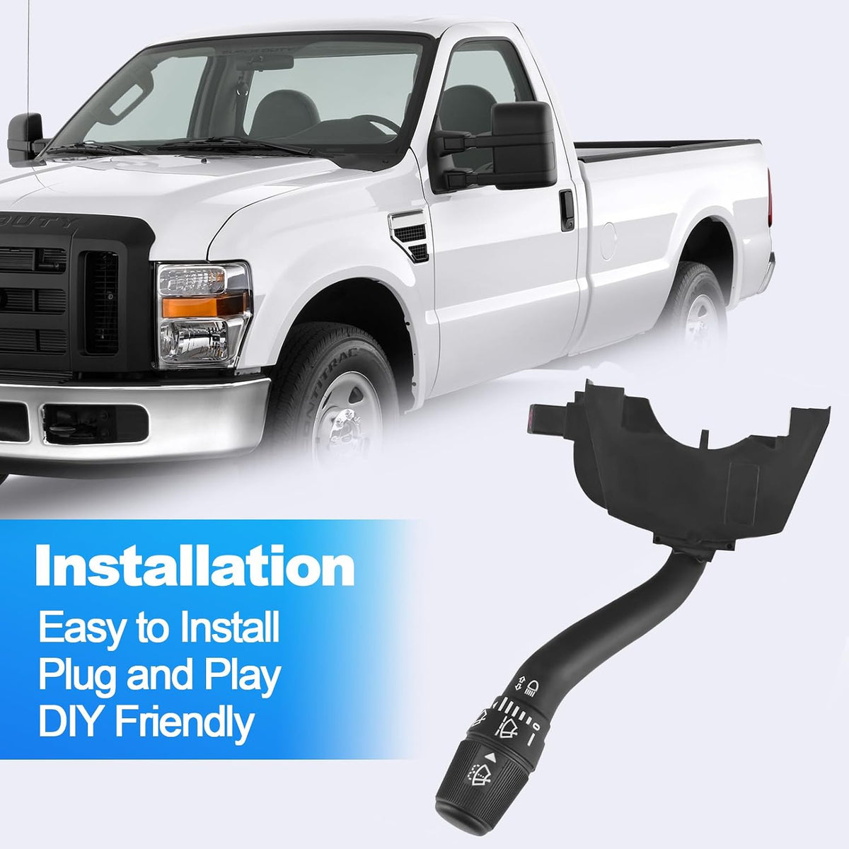 Replace 2330843 Multifunction Switch Assembly Fits for 2002-2007 Ford F250 F350 F450 F550 Super Duty