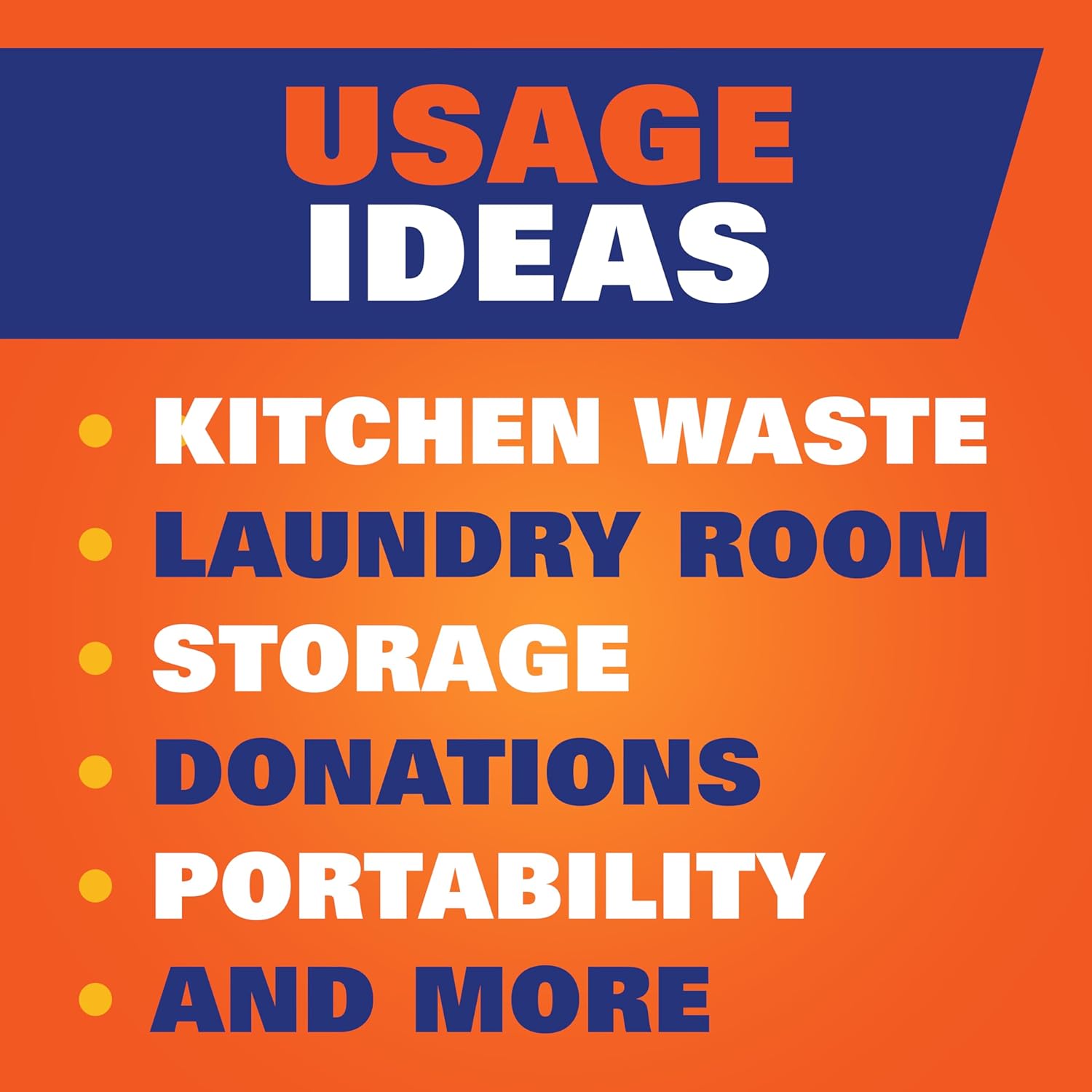 Strong 13 Gallon Trash Bags, Tall Kitchen, Drawstrings, Durable Closure, Resists Leaks, Punctures, Tears, White