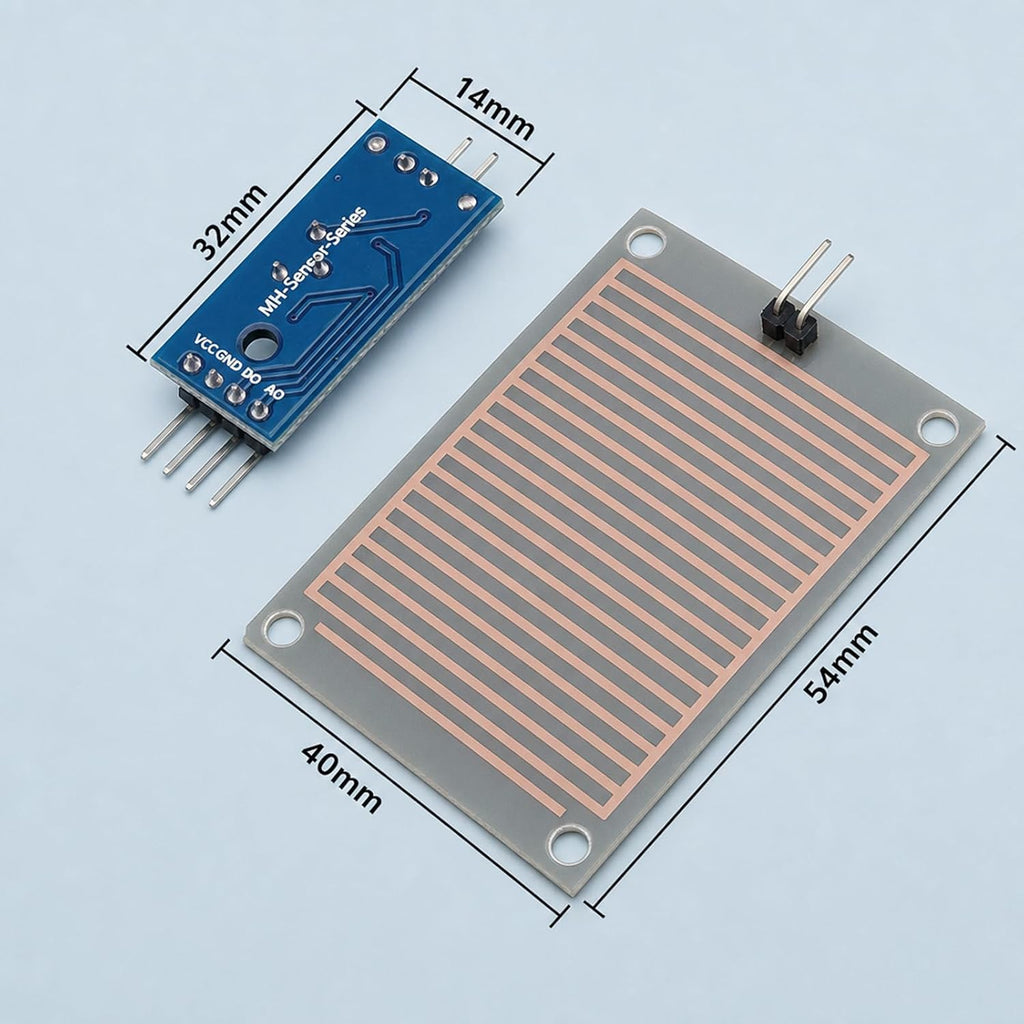 10-Pack Rain Sensor Module with LM393 Comparator