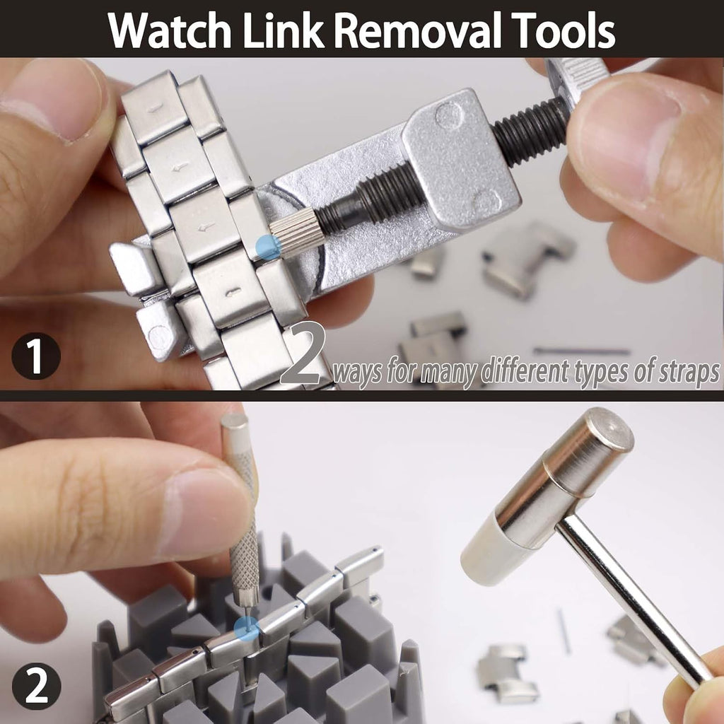 Watch Repair Kit, GLDCAPA Professional Watch Battery Replacement Kit, Watch Repair Tools with Carrying Case, Watch