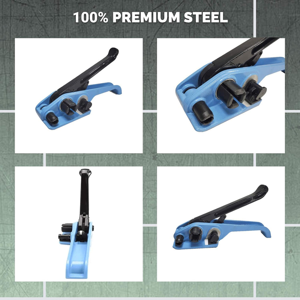 PET Strapping Tensioner Tool P-330 (with Cutter) for 5/8" Width PET & Polypropylene (PP) Strapping - Strong Strapping