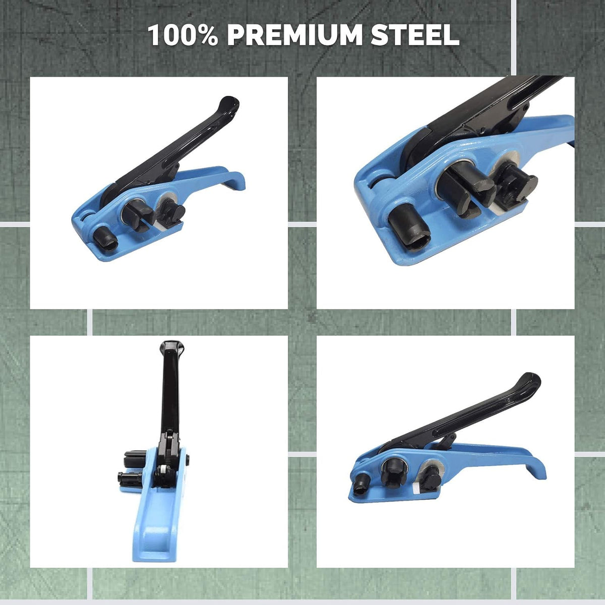 PET Strapping Tensioner Tool P-330 (with Cutter) for 5/8" Width PET & Polypropylene (PP) Strapping - Strong Strapping