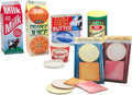 Melissa & Doug Fridge Fillers Grocery Play Food Cartons (8 Pieces) Wooden Toy Groceries, Pretend Play Food, Kitchen