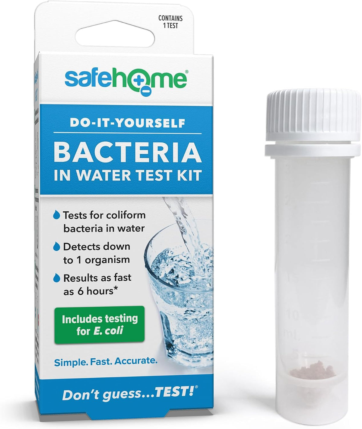DIY Bacteria in Water Test Kit – Results as Fast as 6 Hours – Detects 50 Different Species of Coliform Bacteria – EPA