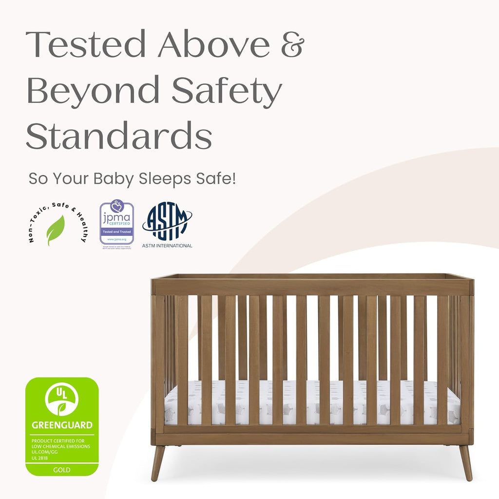 Essex 4-in-1 Convertible Crib - Greenguard Gold Certified, Chestnut