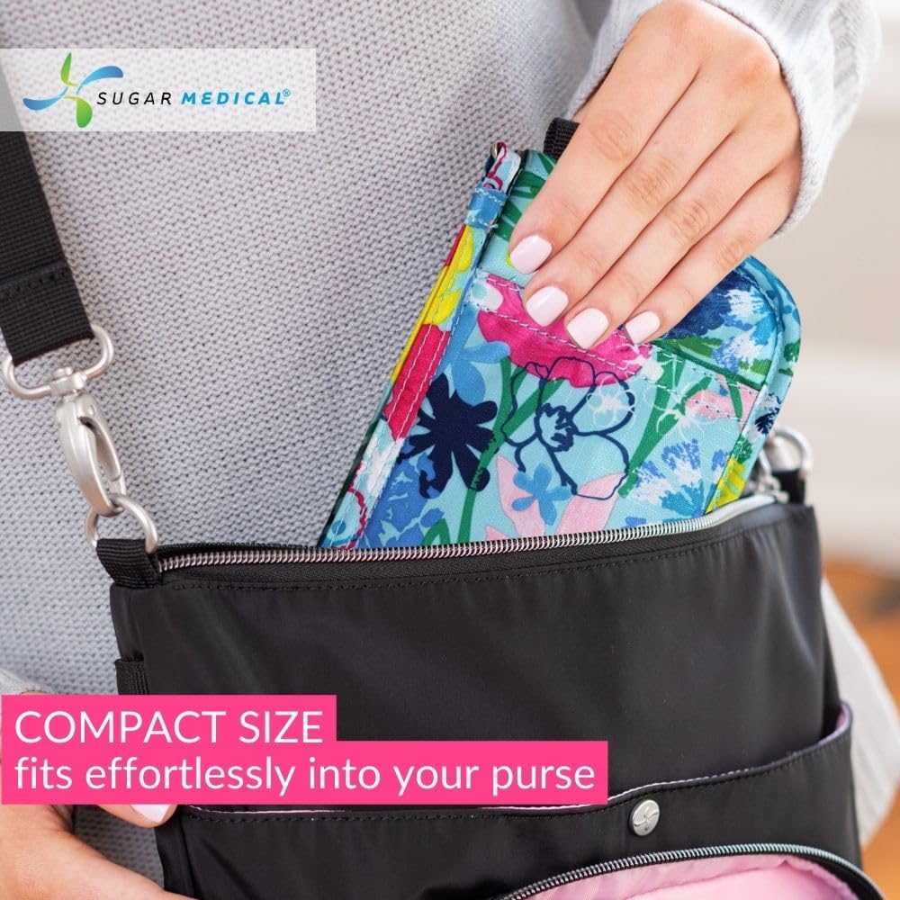 Diabetes Supply Case for Glucose Meter, Insulin & Testing