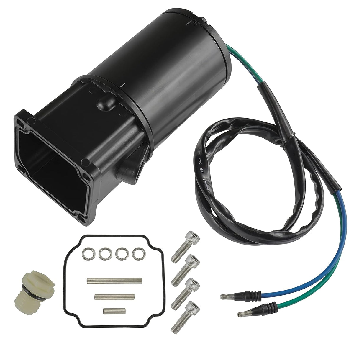 Caltric Tilt Trim Motor Compatible with Mercury 50-125 Hp 1992-2006 2-Wire New 809885A1 / ARCO 6276