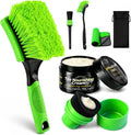 XINDELL Wheel & Tire Cleaning Kit, Deep-Reach Wheel Brush Set for Rims, Spokes, Lug Nuts and Tire Sidewalls
