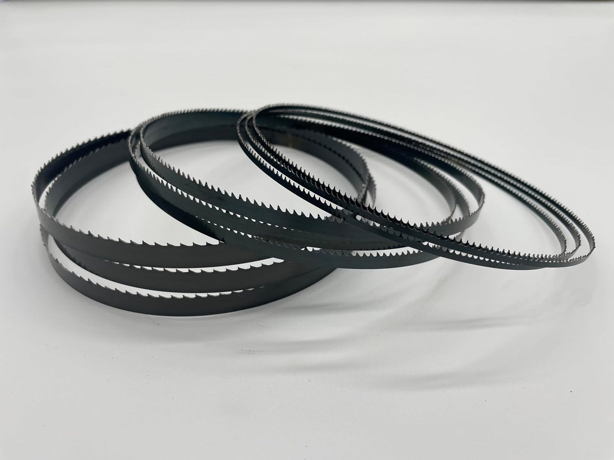 AYAO 56 1/8 inch Bandsaw Blades Assortment (1/8" 1/4" 3/8" Wide) for for Delta 28-180 and 28-185 8" Band Saws, 3PK